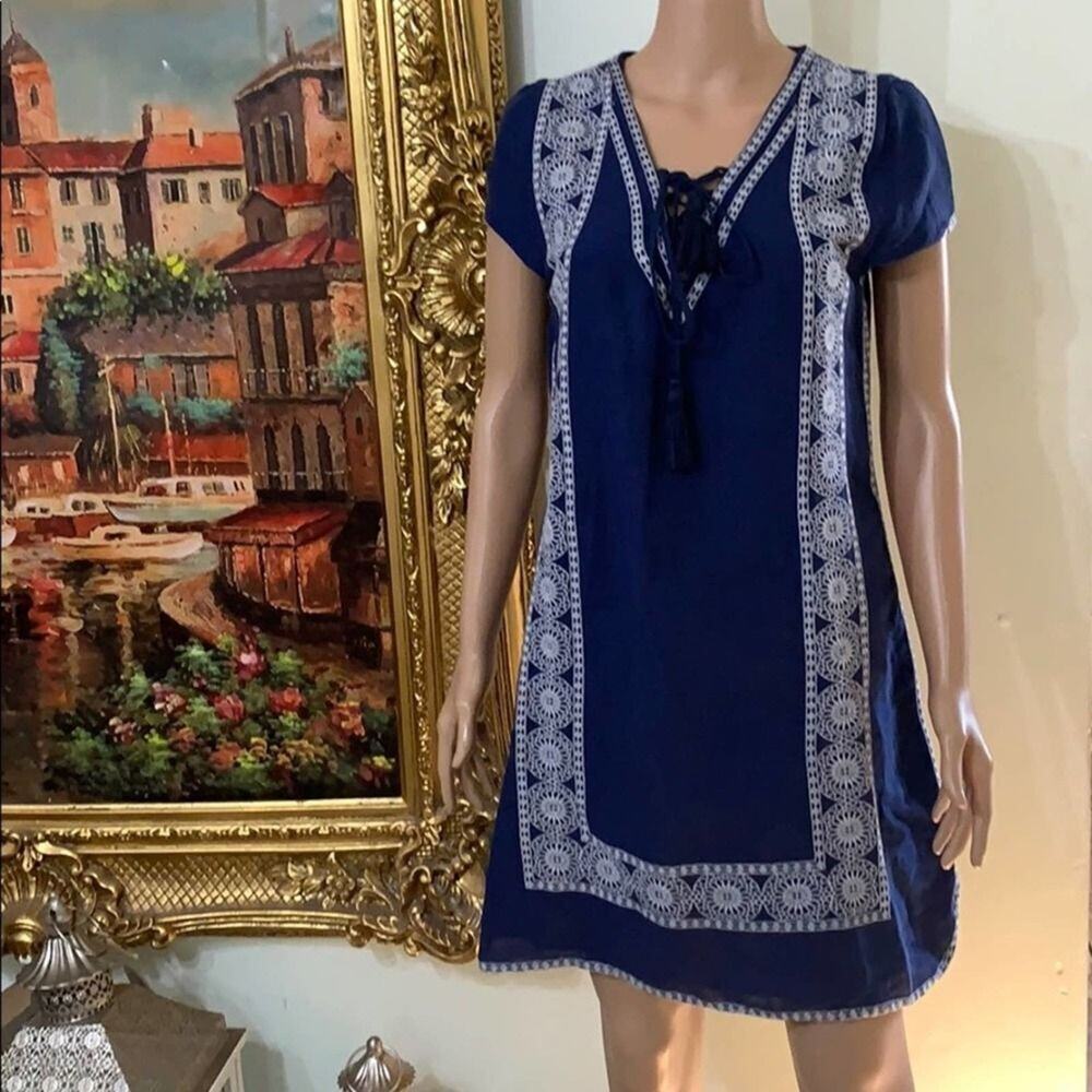 VINEYARD VINES LINEN BLEND DRESS Size 8